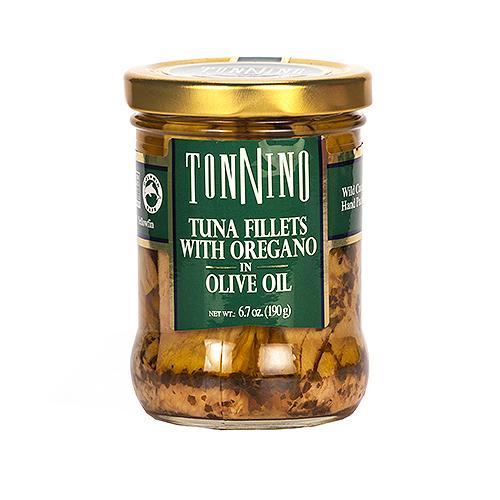 Atún Aceite Oliva Filetes Orégano Tonnino