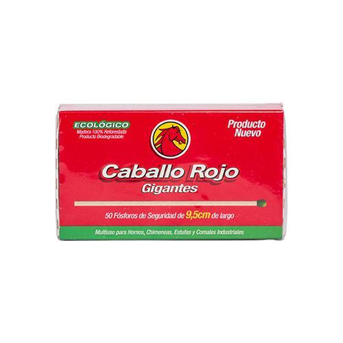 Fósforos Gigantes Caballo Rojo