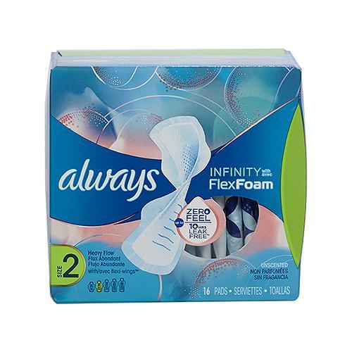 Toalla Femenina Infinity Flex Foam Talla 2 Always