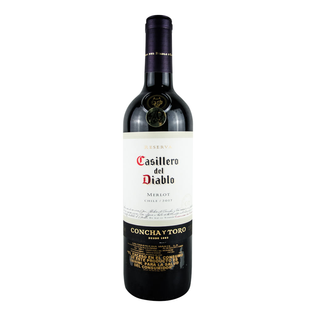 Vino Merlot Reserva Casillero Del Diablo