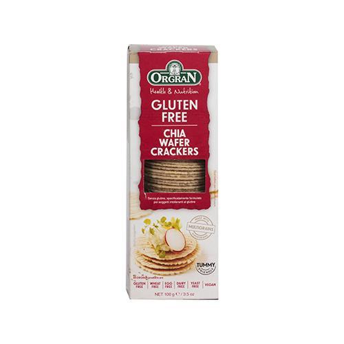 Orgran Chía Wafer Crackers Sin Gluten