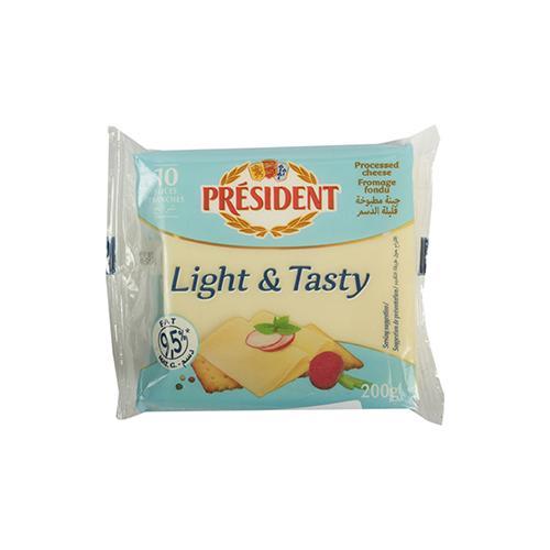 Queso Light & Tasty Rodajado President
