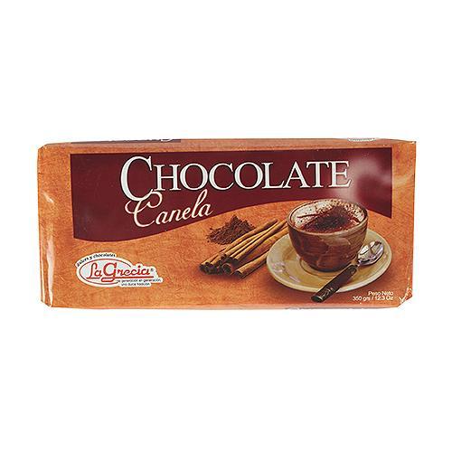 Chocolate Canela La Grecia Tableta