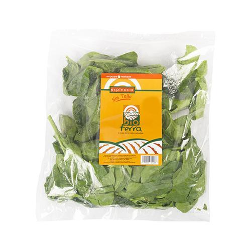 Espinaca Sin Tallo Bioterra Bolsa