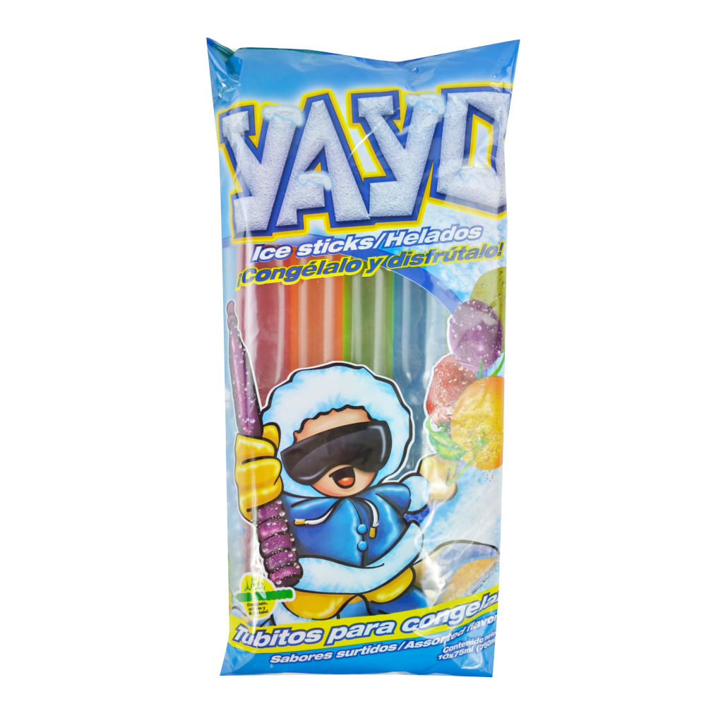 Yayo Tubitos Para Congelar 10 Pack
