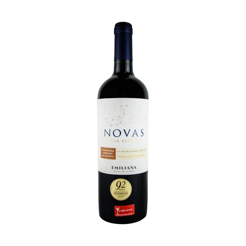 Vino Carmenere Cabernet Sauvignon Gran Reserva Novas
