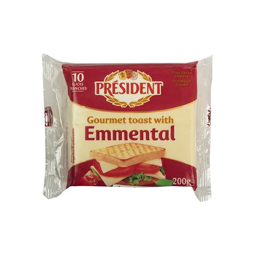 Queso Emmental Rodajado President