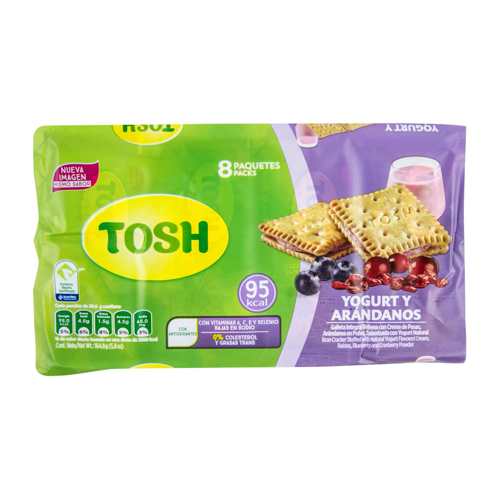 Tosh Yogurt y Arándanos 8 Pack
