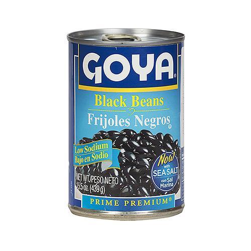 Frijoles Enteros Negros Goya Lata