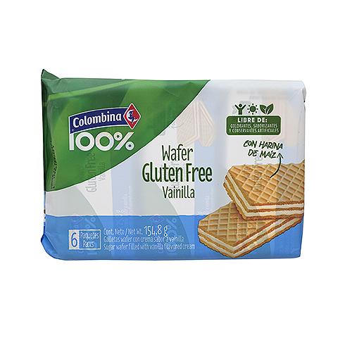 Galletas Wafer Vainilla Sin Gluten Bridge 6 Pack