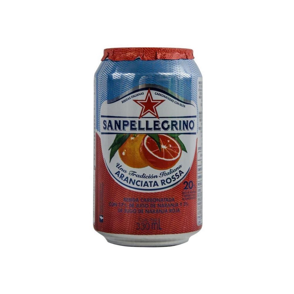 San Pellegrino Naranjada Roja Con Soda Lata