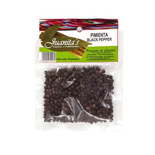 Pimienta Negra Entera Juanitas Bolsa