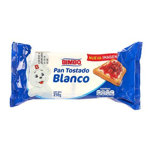 Pan Tostado Blanco Bimbo
