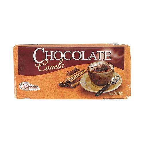Chocolate Canela La Grecia Tableta