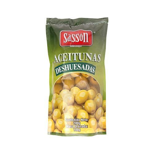 Aceitunas Sasson deshuesada simple - 100 g