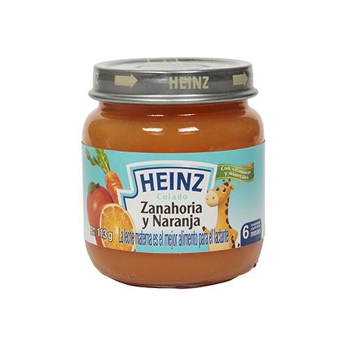 Compota Zanahoria Y Naranja Heinz