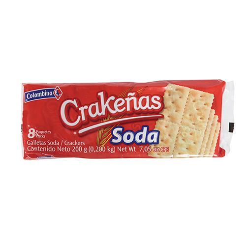Colombina Crakeñas Soda 8 Pack