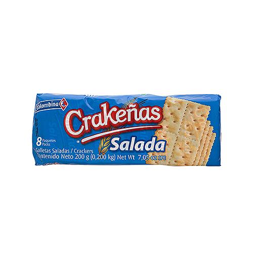 Colombina Crakeñas Salada 8 Pack