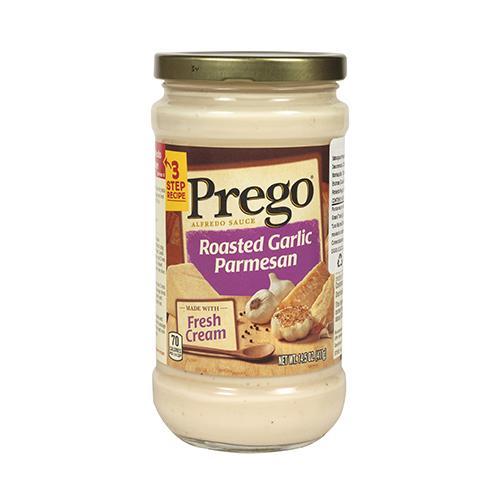 Salsa Alfredo Ajo Asado Parmesano Prego