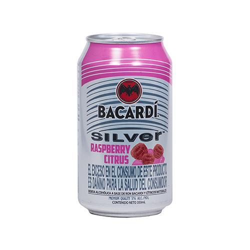 Cooler Raspberry Citrus Bacardí Silver Lata