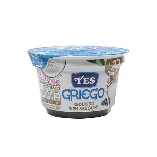 Yogurt Griego Coco Semillas Yes