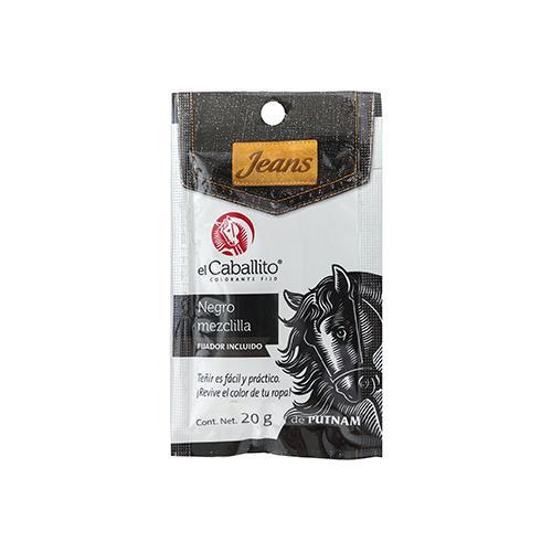 Colorante Negro Mezclilla El Caballito Sobre