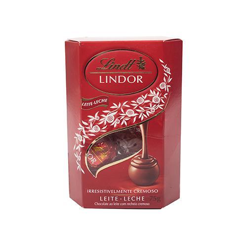 Lindt Lindor Bombón Relleno Chocolate Con Leche