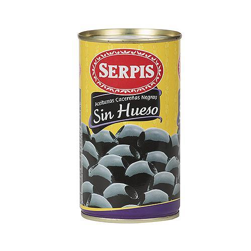 Aceitunas Negras Deshuesadas Serpis Lata