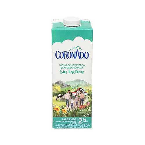 Leche UHT Semidescremada Sin Lactosa Coronado