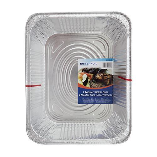Molde Aluminio Para Hornear Silver Foil