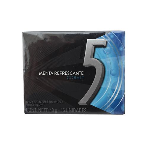 Chicle Five Cobalt Menta Wrigleys