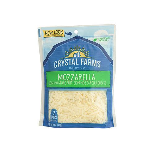 Queso Rallado Mozzarella Jack Crystal Farms