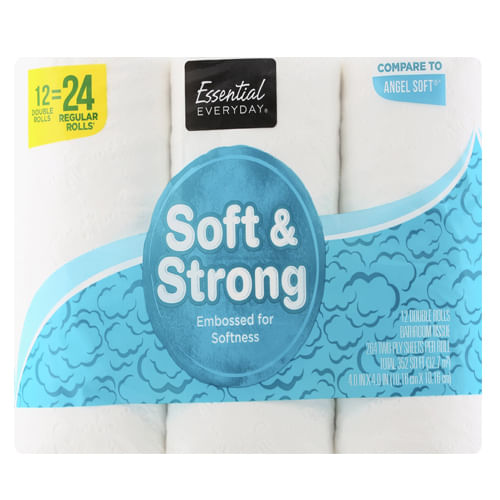 Papel Higiénico Doble Hoja Soft & Strong Essential Everyday