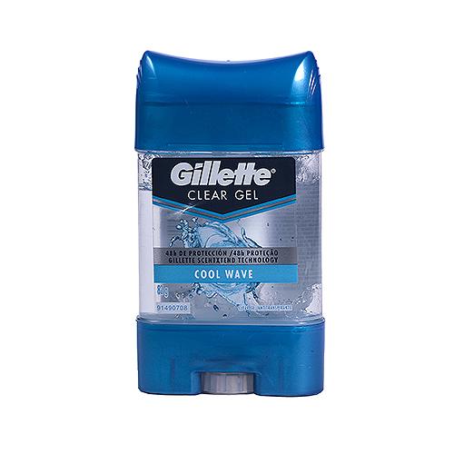 Desodorante Hombre Cool Wave Clear Gillette Gel