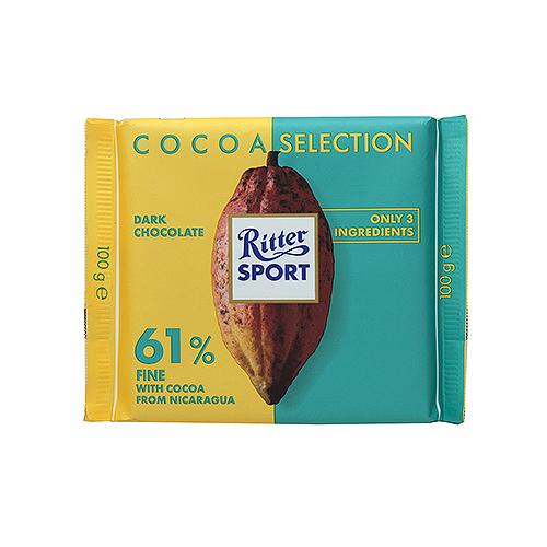 Ritter Sport Chocolate Oscuro Nicaragua