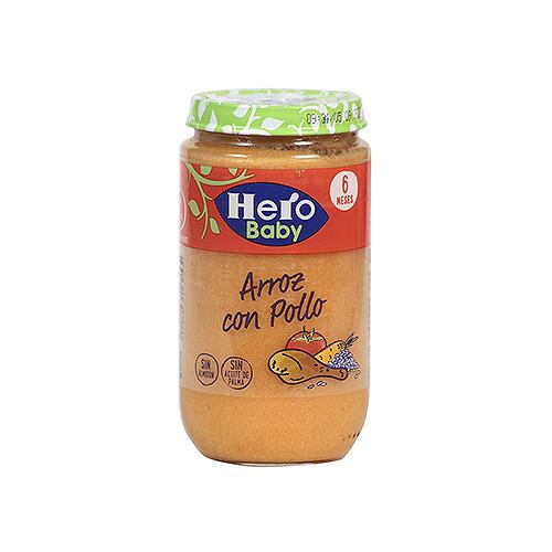 Compota Arroz Pollo Hero Baby