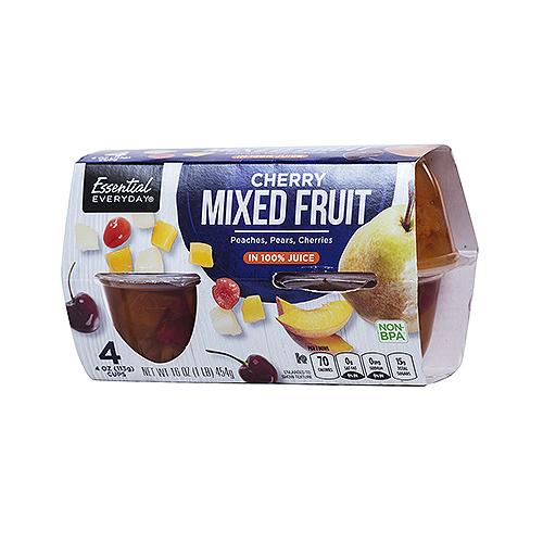 Frutas Mix En Jugo Essential Everyday 4 Pack