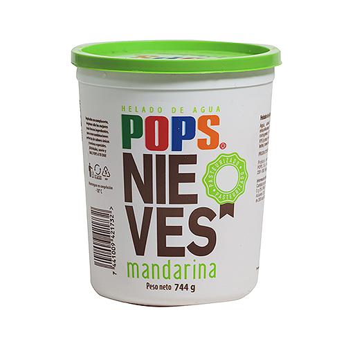 Helado Nieve Mandarina Pops