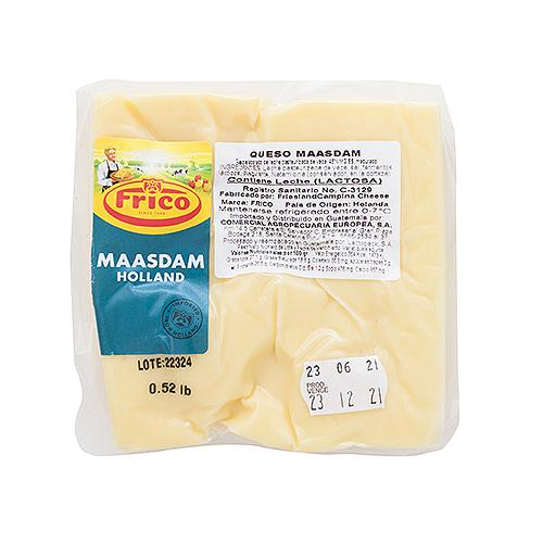 Queso Suizo Maasdam Frico 0.60Lb. Aprox.