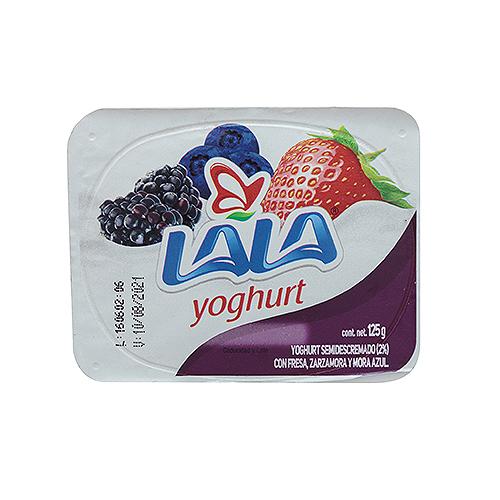 Yogurt Fresa Zarzamora Mora Lala