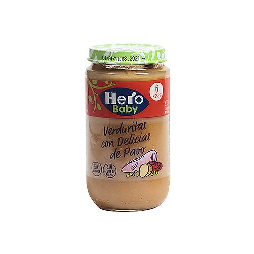 Compota Verduras Pavo Hero Baby