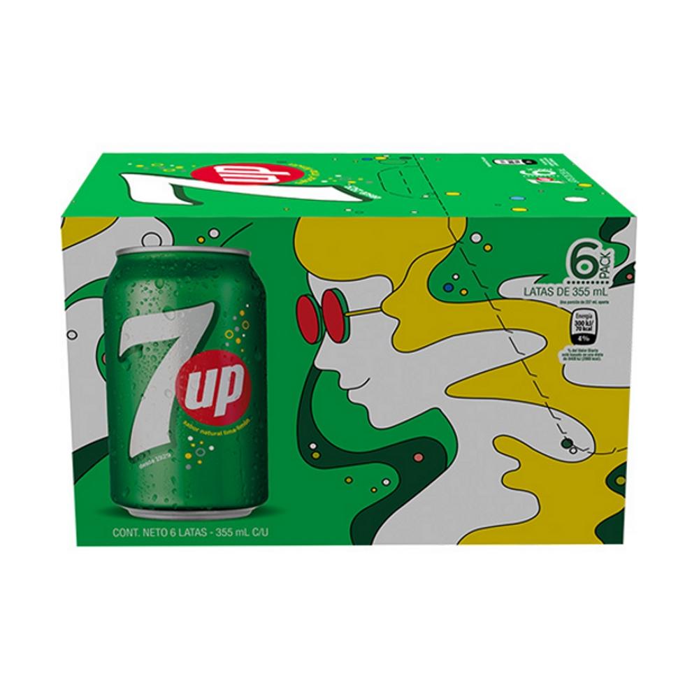 Seven Up Lata 6 Pack