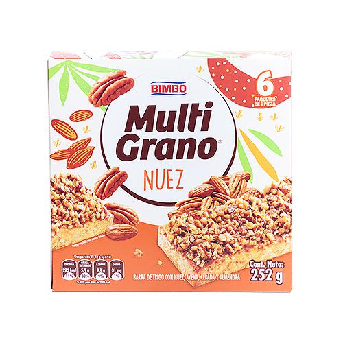 Barras Cereal Nuez Multigrano