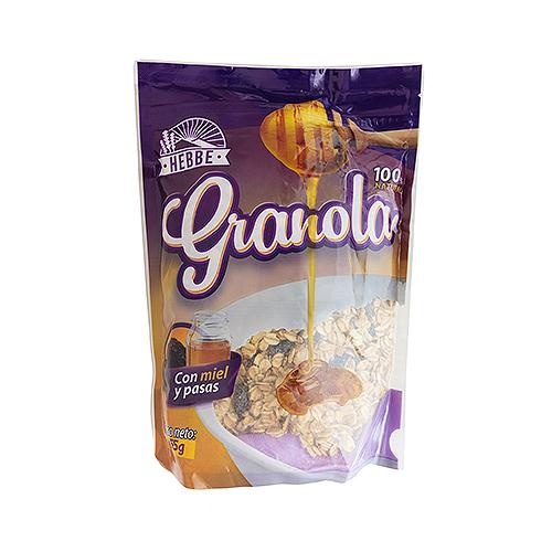 Granola Hebbe Miel Pasas