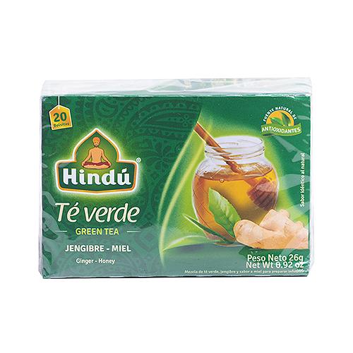 Té Verde Jengibre Miel Hindú