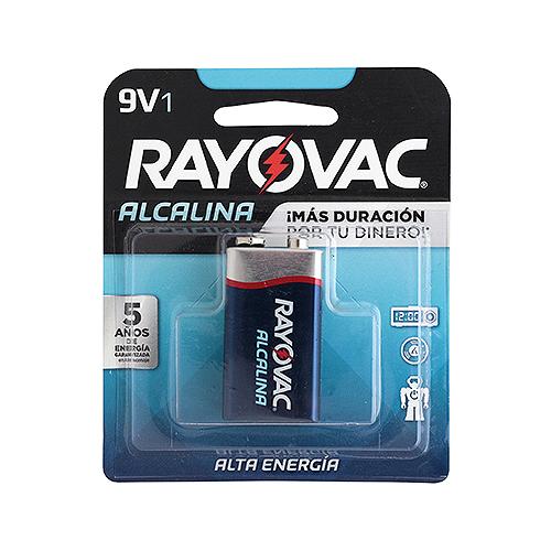Batería Alcalina 9 Voltios Rayovac