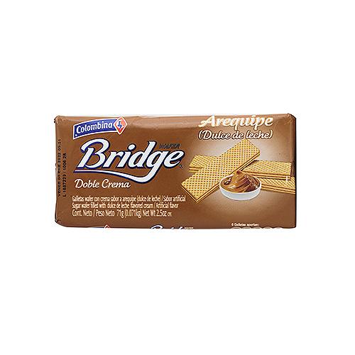 Galletas Wafer Arequipe Bridge