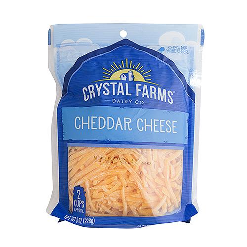 Queso Cheddar Rallado Crystal Farms