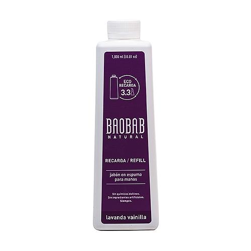 Jabón Espuma Lavanda Vainilla Baobab Refil