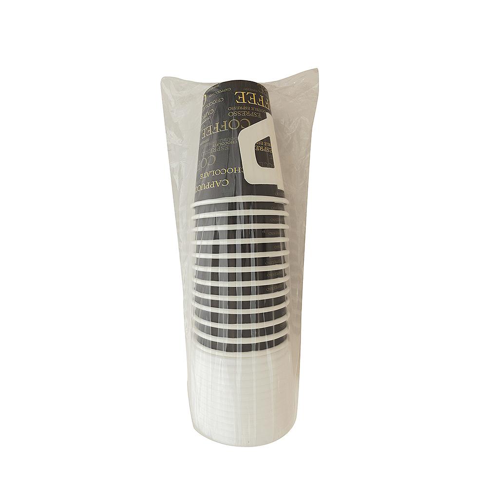 Vaso Cartón Con Tapa 8oz. Rumba